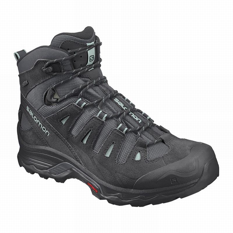 SALOMON QUEST PRIME GTX W Philippines - Women's Hiking Boots - Dark Blue/Black | 876453-WTZ